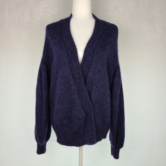 AG Adriano Goldschmied Cardigan in Navy - Picture 1 of 6